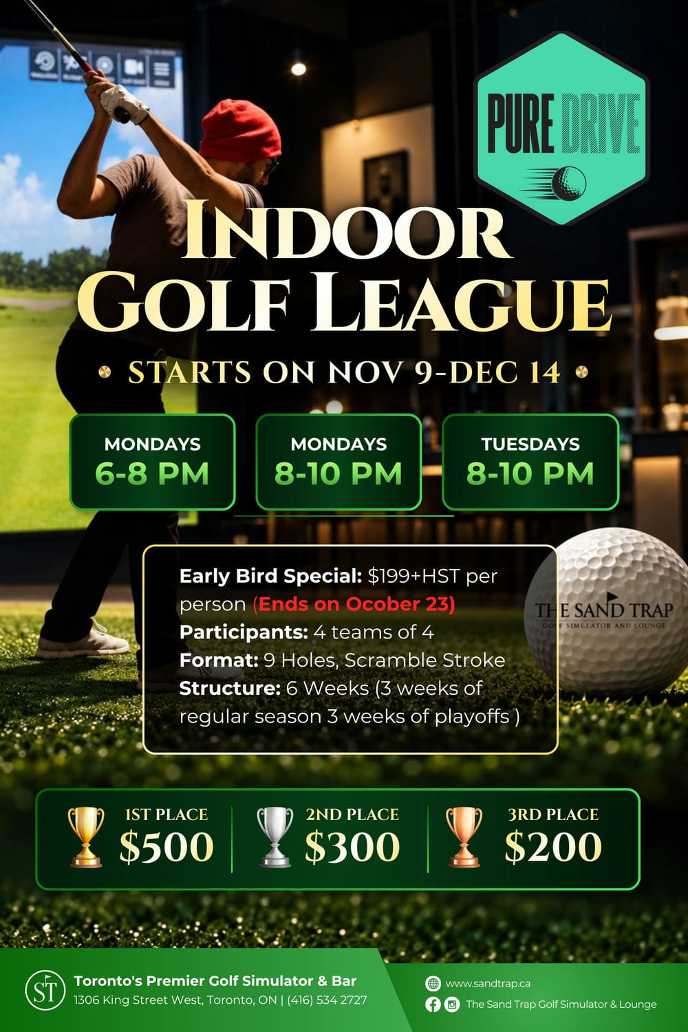 indoor golf league